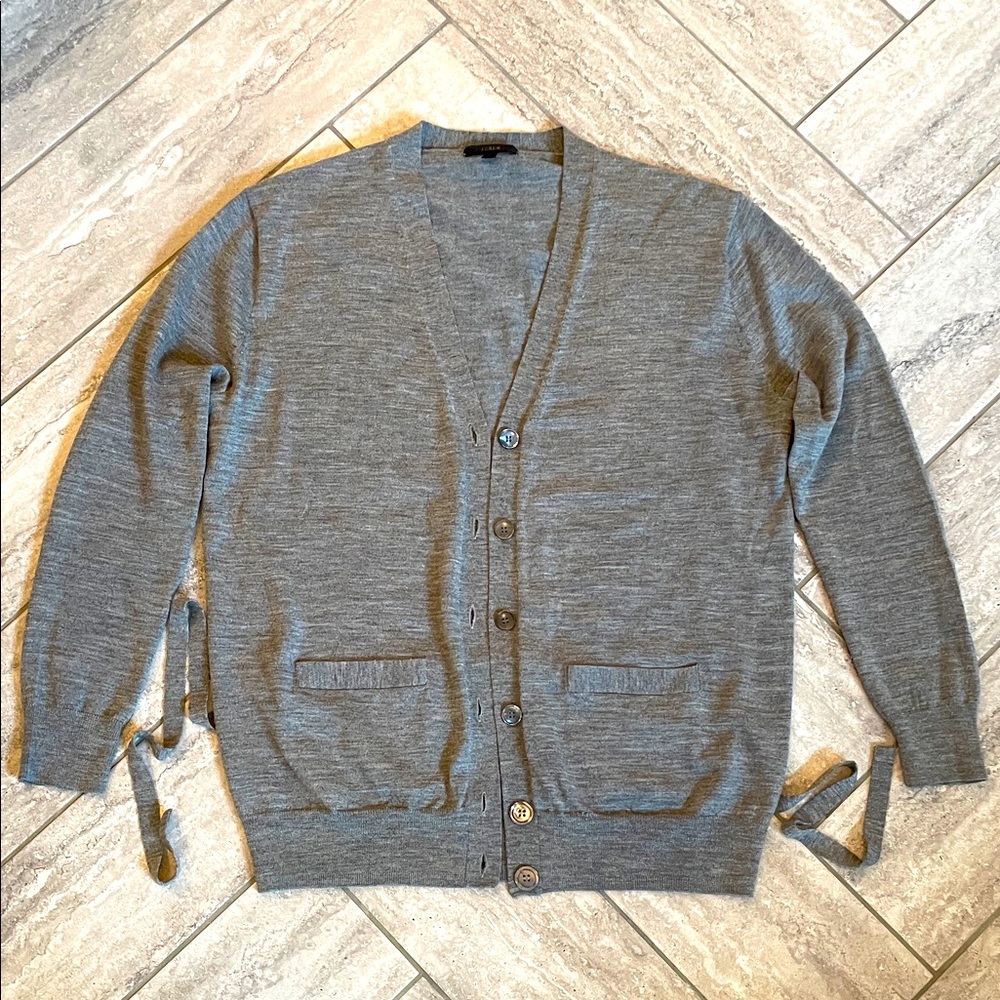J.Crew women’s Merino wool cardigan.